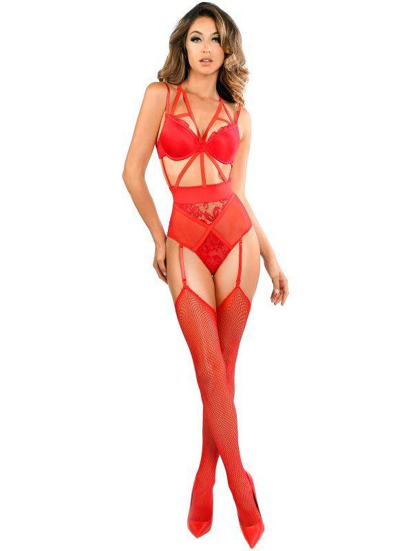 Allure Lingerie AL-A1045 Adore Freya Angel Of Love Lace Teddy