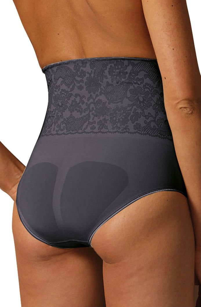Control Body 311572 Shaping Brief With Screen Print Lace Nero – view 3