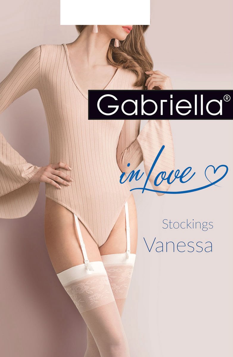 Gabriella Calze Vanessa Stockings Champagne