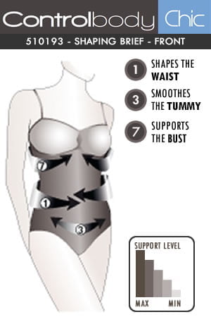 Control Body 510193 Shaping Body Nero
