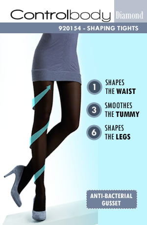 Control Body 920154 Shaping Tights Nero – view 2