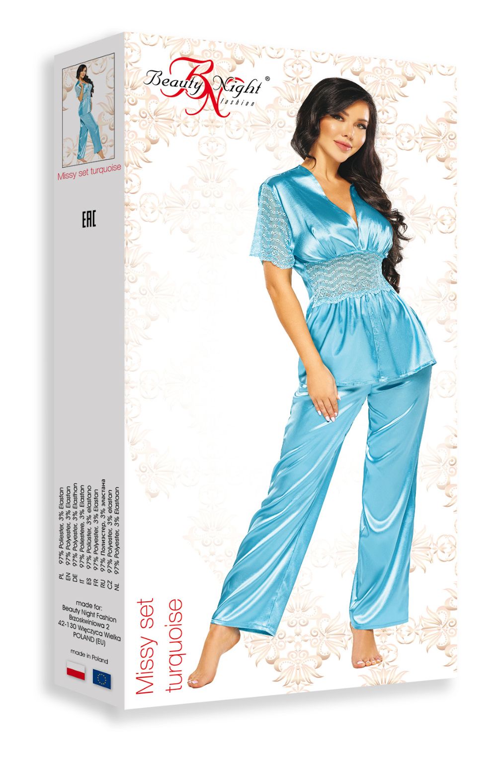 Beauty Night BN6660 Missy Set Turquoise – view 4
