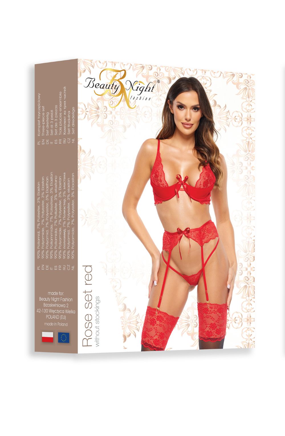 Beauty Night BN6696 Rose Set Red – view 3