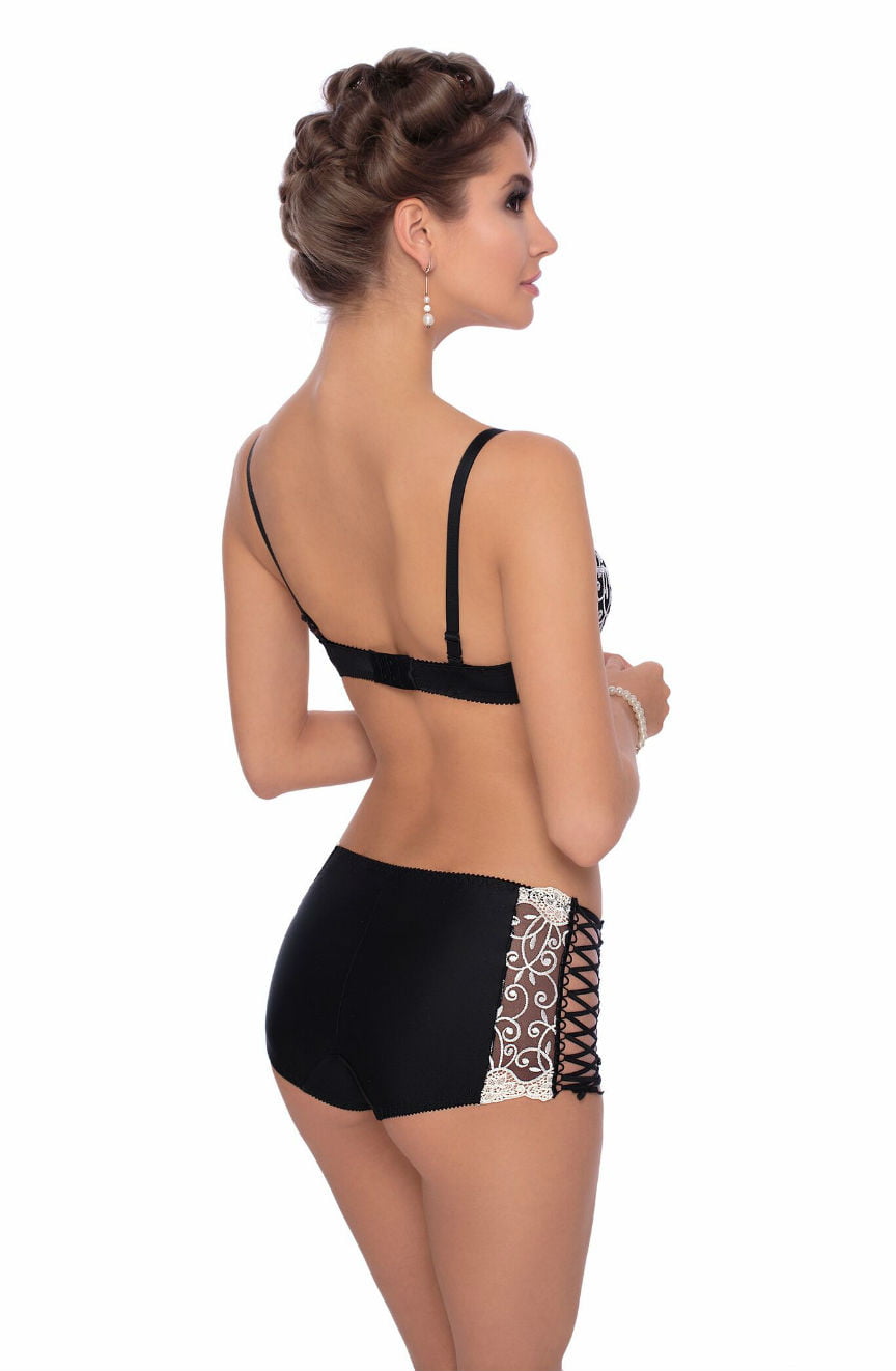 Roza Ginewra Short in Black – view 4