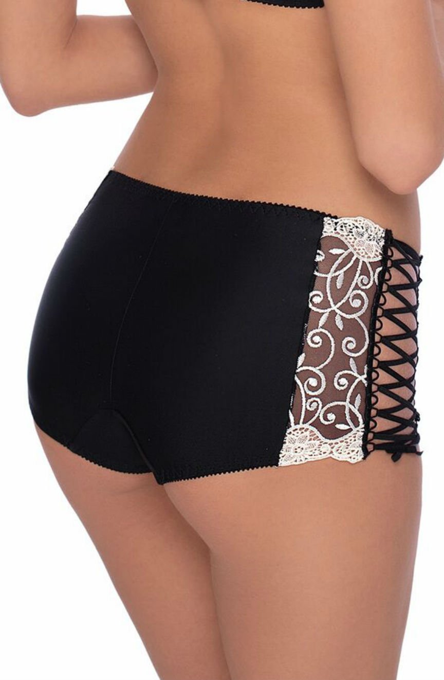 Roza Ginewra Short in Black – view 2