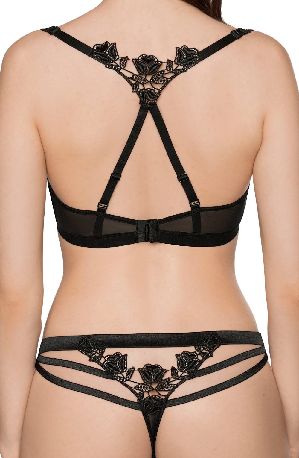 Roza Lisbet Black Soft Cup BRA – view 6